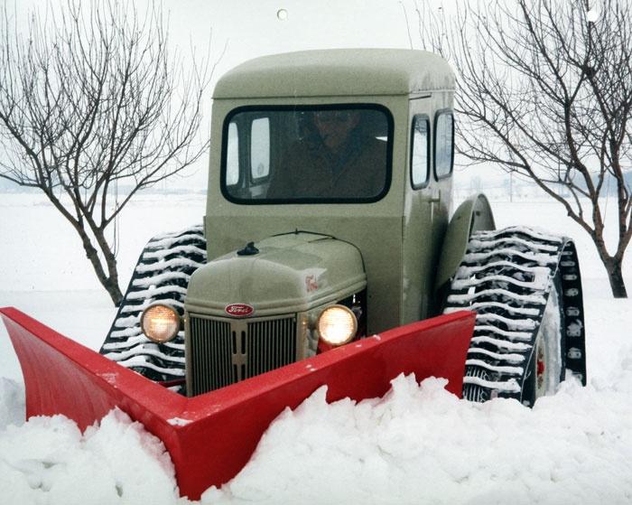 1951 Ford 8N with Dearborn Snow plow